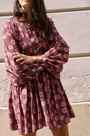 Anika Mini Dress ~ Pink Cosmos