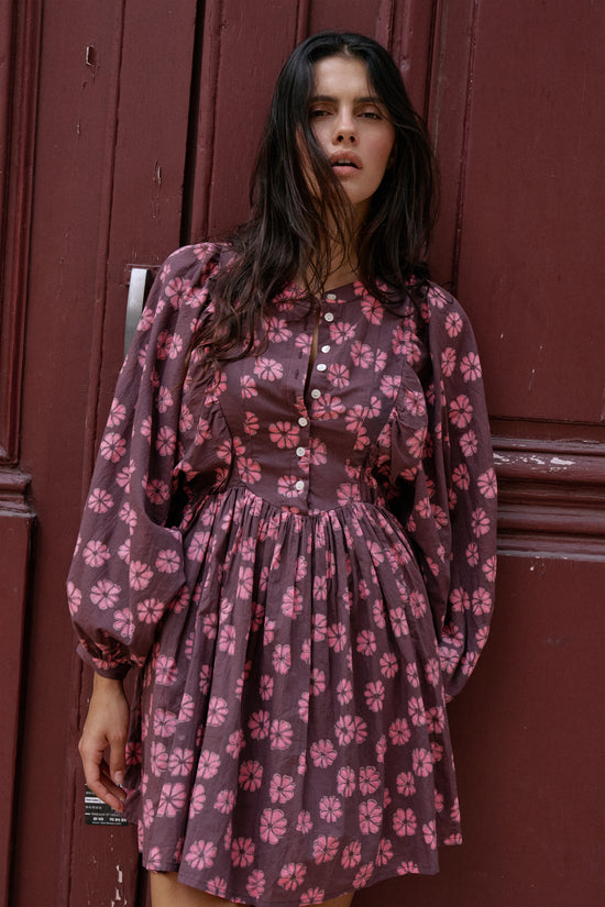 Anika Mini Dress ~ Pink Cosmos