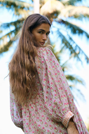Bhoomi Maxi Dress ~ Sunset