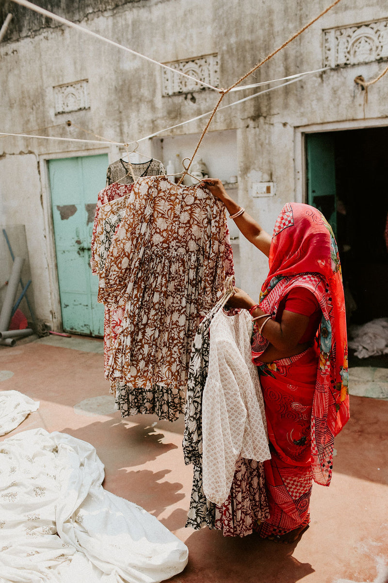 Kyra Maxi Dress ~  Azure