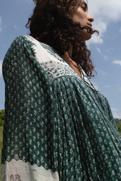 Rooh Maxi Dress ~ Pine