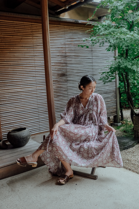 Kyra Midi Dress ~ Musk