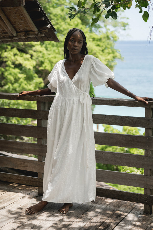 Uma Maxi Dress ~ White