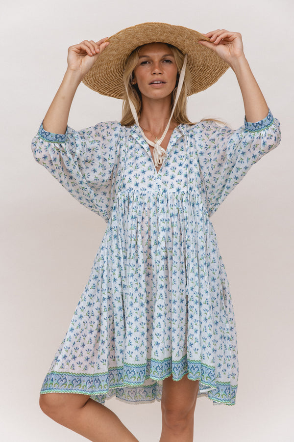 Kyra Mini Dress ~ Azure